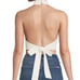NWT WeWoreWhat REVOLVE Linen Blend Whisper White Tie-Back Halter Top Shirt - XL