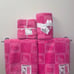 Hello Kitty Hot Pink Bath Towel Washcloth and Hand Towel Set NWT