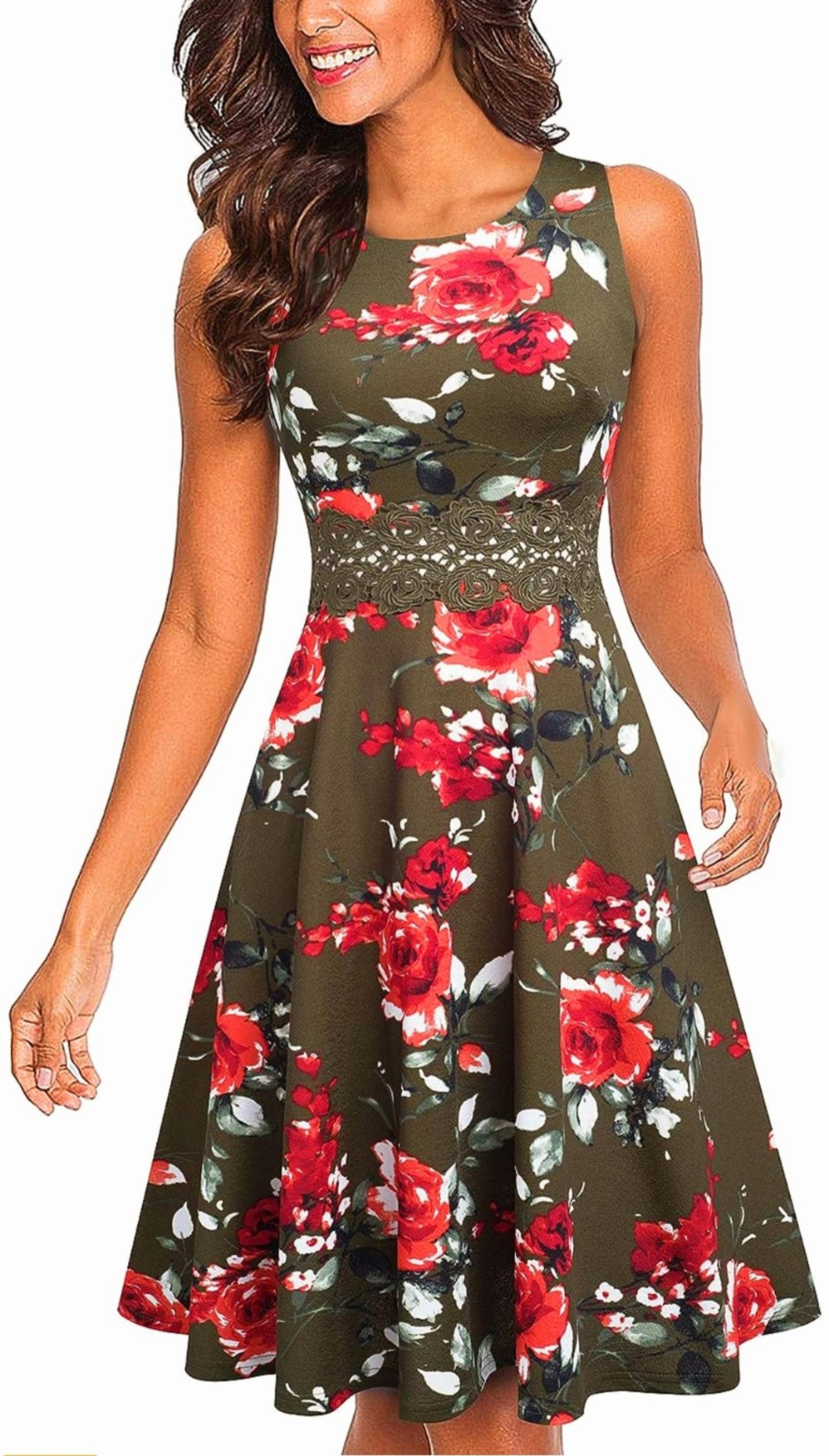 Homeyee Cocktail A-Line  Dress