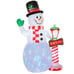 8 ft LED Light Up Snowman Christmas Decoration