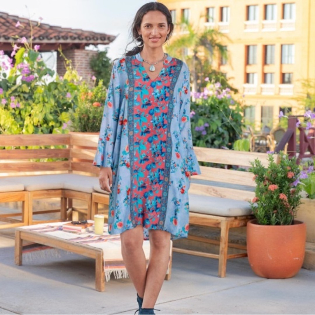 Sundance Feathers By Tolani Emilia Floral Dress