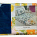 Vintage Stevens Utica Orange Retro Hippie Flower Full Flat Sheet Double Bed NEW