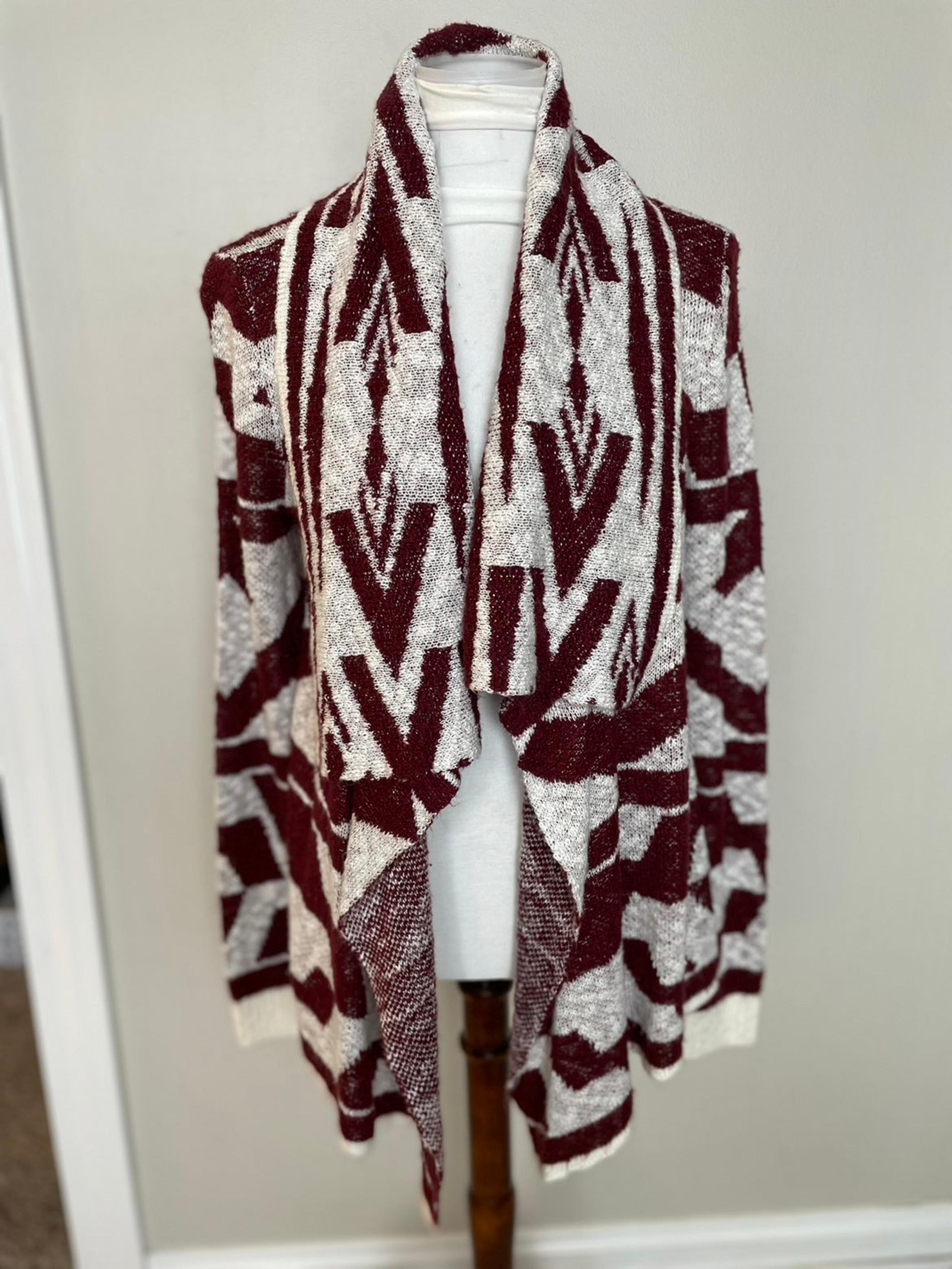 Element Aztec flyaway cardigan Size Medium