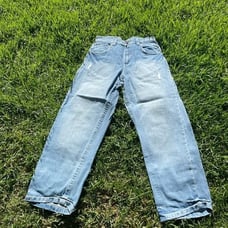 90s Y2k Vintage South Pole Baggy Wide Leg Denim Jeans Tweed Pocket 34 Rocawear