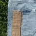 90s Y2k Vintage South Pole Baggy Wide Leg Denim Jeans Tweed Pocket 34 Rocawear
