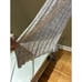 Muche et Muchette Sweater Womens Ribbed Pullover Side Slits Ties wide cuffs grey