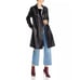 BLANK NYC Vegan Faux Leather Scorpio Trench Coat Jacket Size S