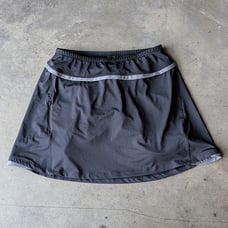 Terry Black Flare Skort Bicycling Skirt Padded Shorts medium