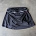 Terry Black Flare Skort Bicycling Skirt Padded Shorts medium