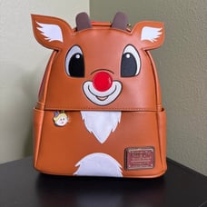 Rudolph The Red-Nosed Reindeer Light Up Loungefly Mini Backpack