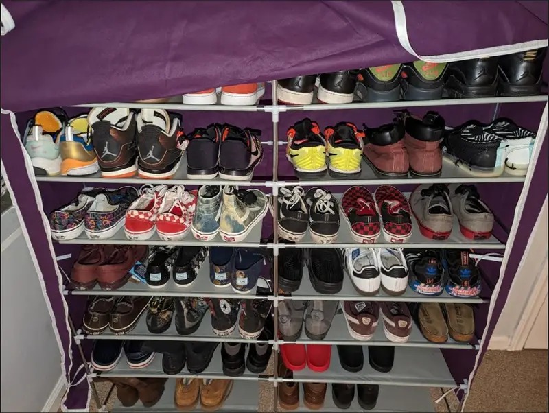 Simple shoe rack