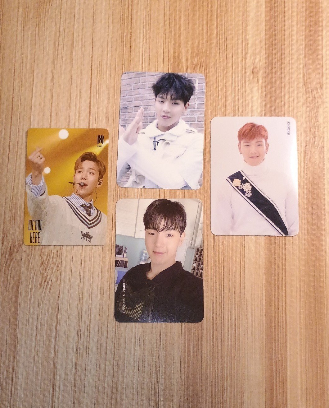 Last set❤️(Fair) Monsta X Shownu MX Kingdom We are here Tower record PC set (4)