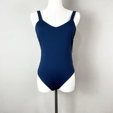 NEW Vitamin A Swimwear Leah One Piece Bathing Suit Ink Navy Blue Size Large