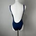 NEW Vitamin A Swimwear Leah One Piece Bathing Suit Ink Navy Blue Size Large