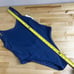 NEW Vitamin A Swimwear Leah One Piece Bathing Suit Ink Navy Blue Size Large