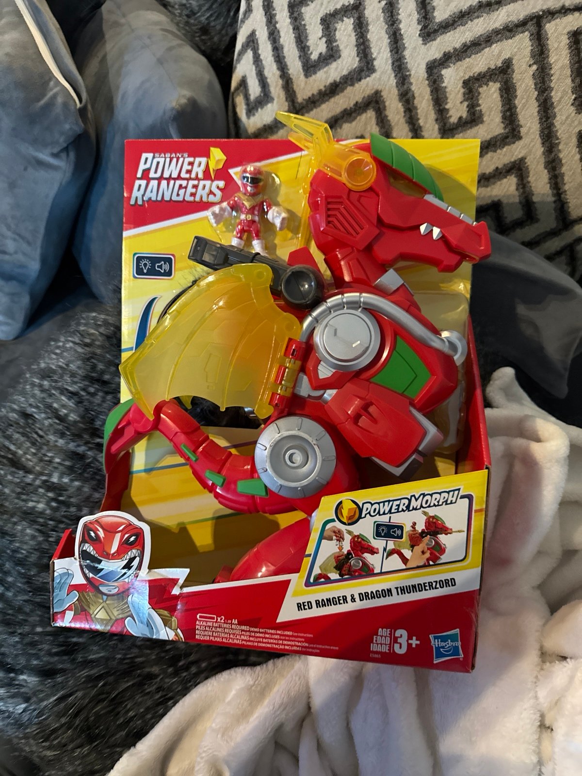 Imaginext Power Rangers, red thunder dragon