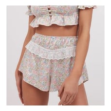 NWOT For Love and Lemons Farrah Floral Shorts Medium Farrah Floral