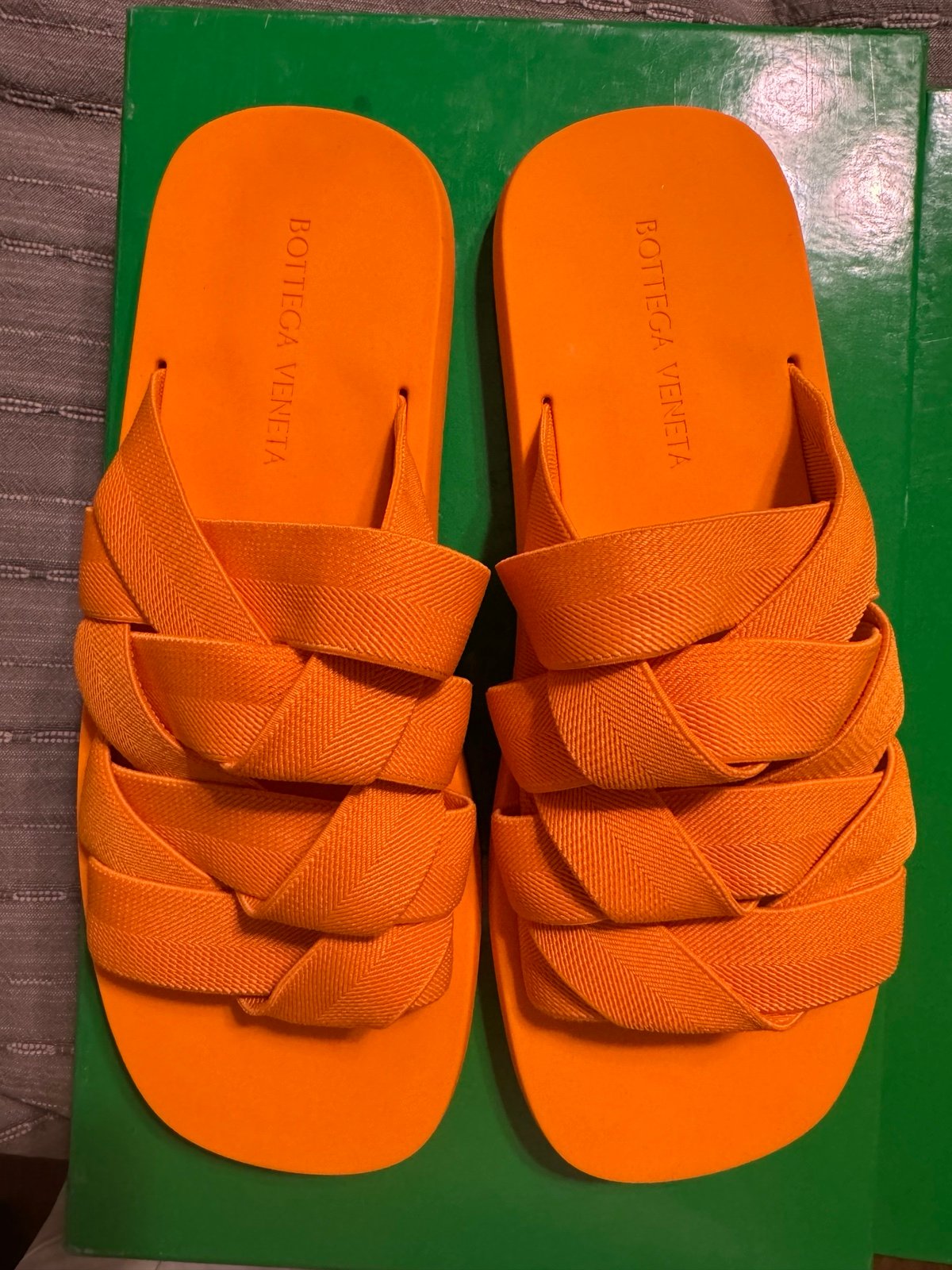 Bottega Veneta orange Sandals