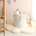 Decorative Cotton Rope Basket Cute Woven Tassel 11 x11