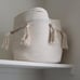 Decorative Cotton Rope Basket Cute Woven Tassel 11 x11