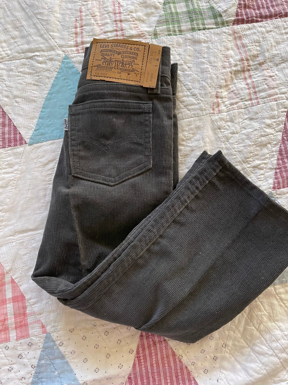 vintage kids Levis deadstock white tab