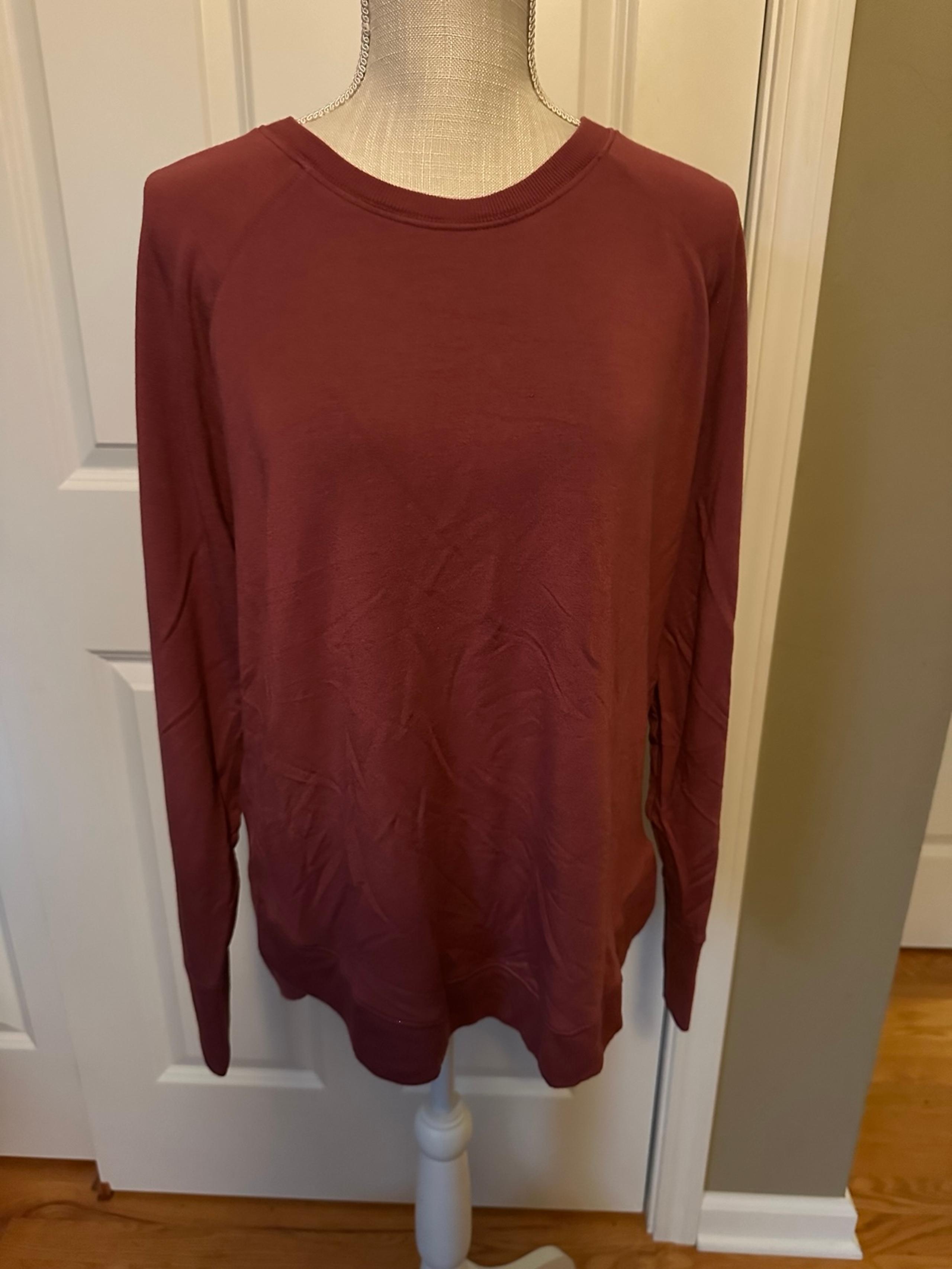 Athleta Coaster Luxe Pullover Sweatshirt size large