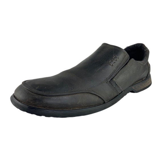 Bed Stu Distressed Dark Brown Leather Loafers