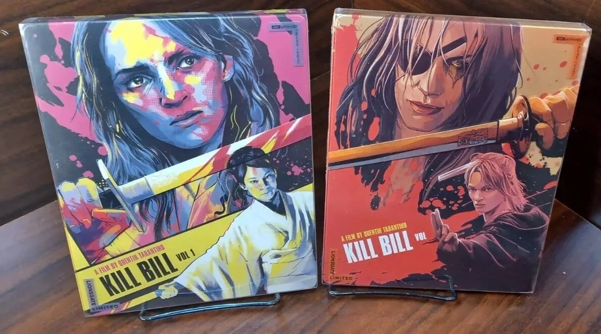 Kill Bill Vol. 1 & 2 4K Steelbooks-NEW (Sealed)-Free Box Shipping with Tracking