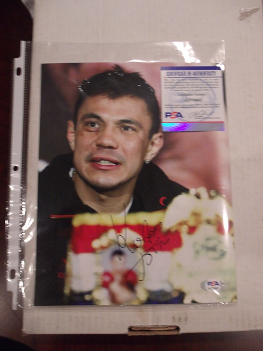 KOSTYA TSZYA BOXING LEGEND HAND SIGNED AUTO 8X10 PHOTO PSA