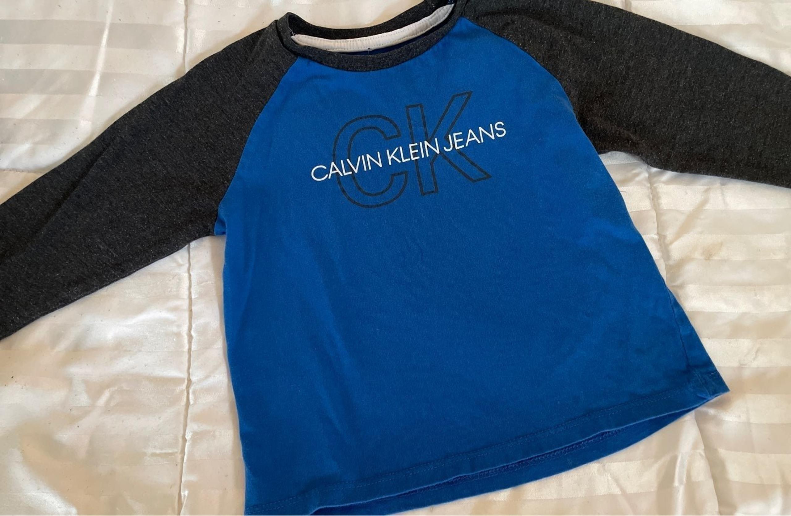 Calvin Klein Blue & Grey Shirt