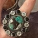 Chrysocolla mosaic moonstone onyx statement sterling ring