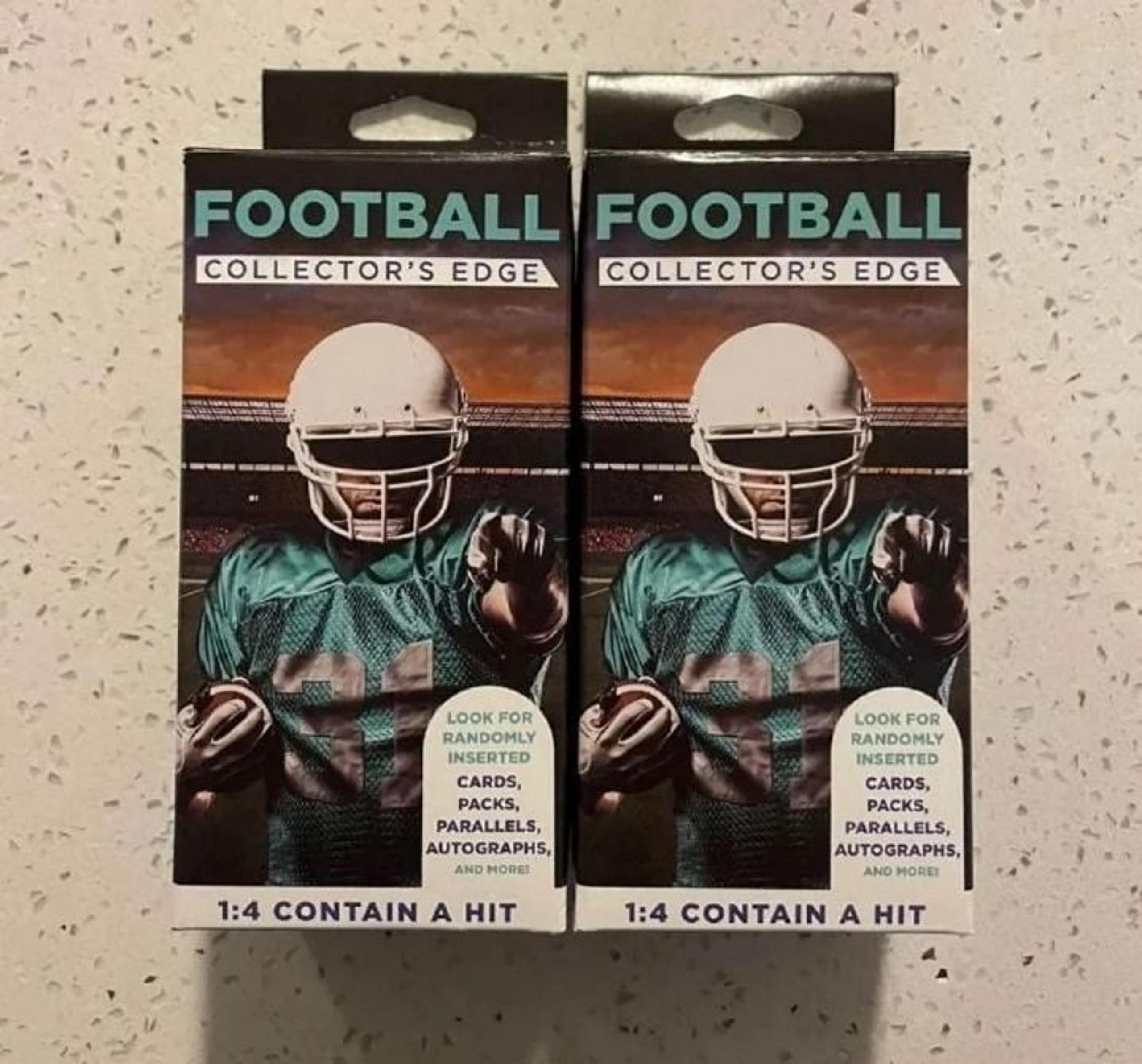 NFL Collectors Edge Booster Box Lot of 2