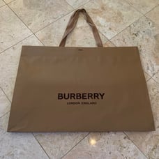 Gigantic Burberry Established 1856 Empty Shopping Bag 25 X 17.5 Inches