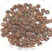 Lot of 125 5mm copper wire saucer beads. 5513