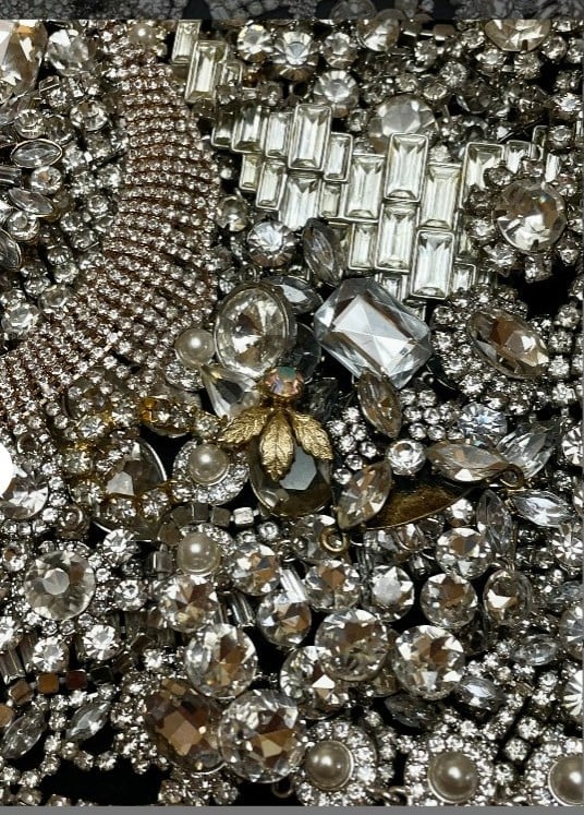 Rhinestone statement jewelry bling lot