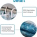 Nautical Blue Sea Bathroom Sets with Shower Curtain and Rugs and Accessories