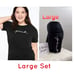 VS PINK LARGE SET BIKE SHORT/TEE NWT