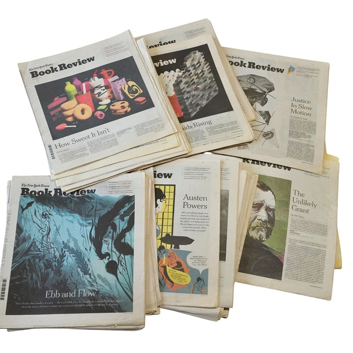 The New York Times Book Review Sections Sunday 2017 NY Newspaper Ephemera Lot