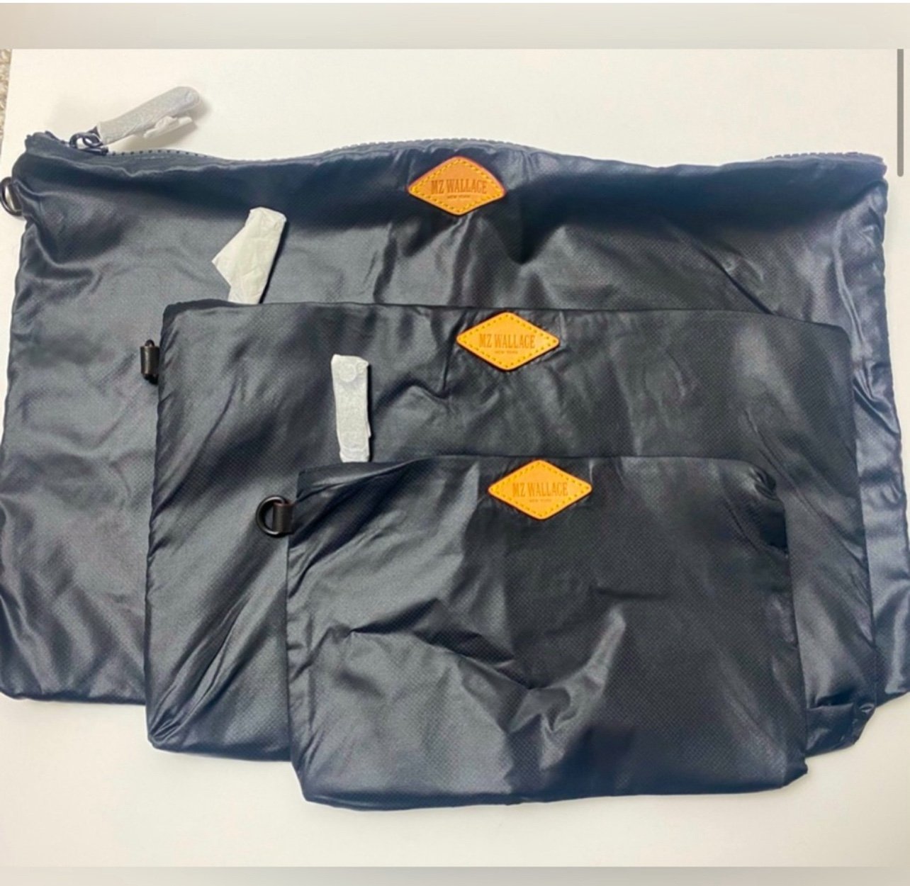 MZ Wallace Zip pouches/storage travel bag /beauty pouches