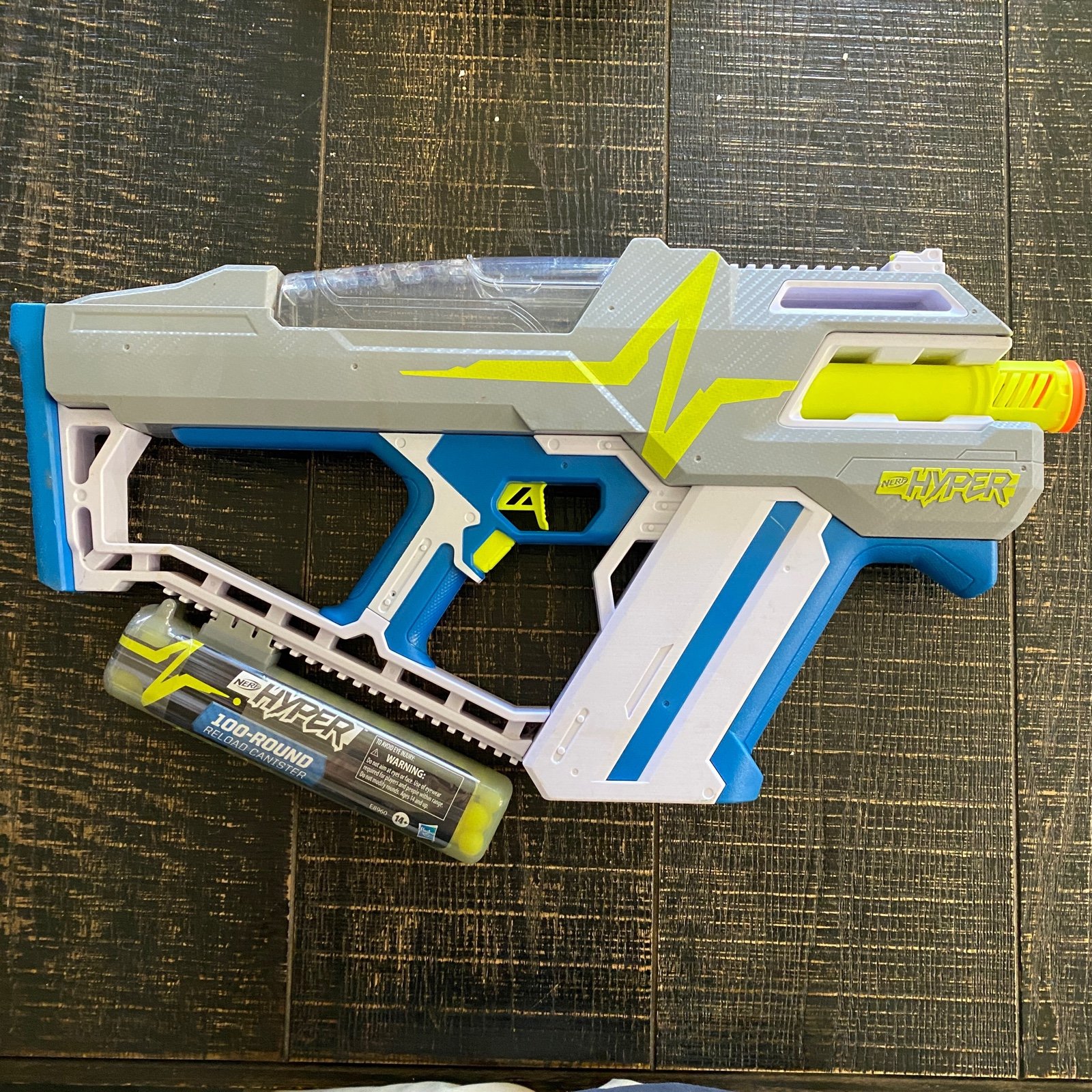 Nerf Hyper Full Auto Nerf Gun + new ammo