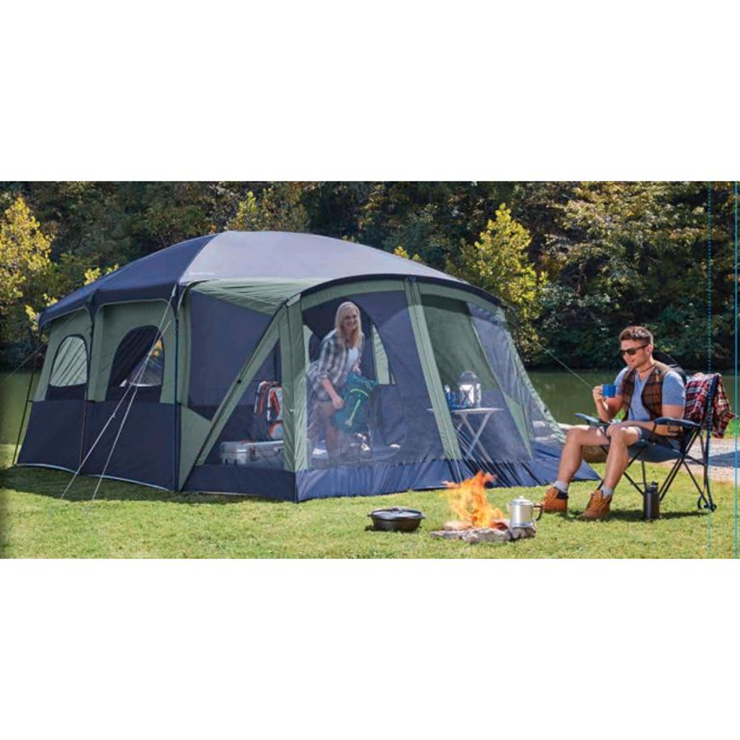 Ozark Trail 10 person modified dome tent