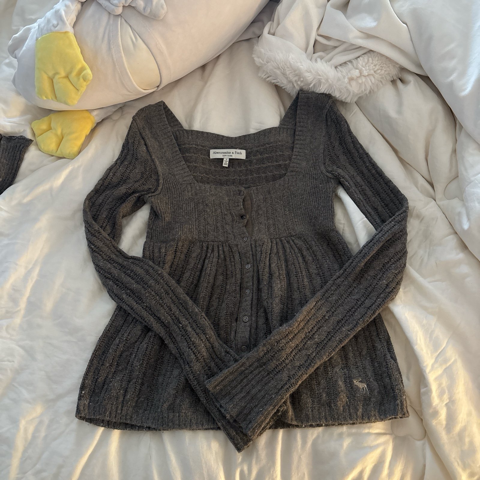 abercrombie babydoll cardigan