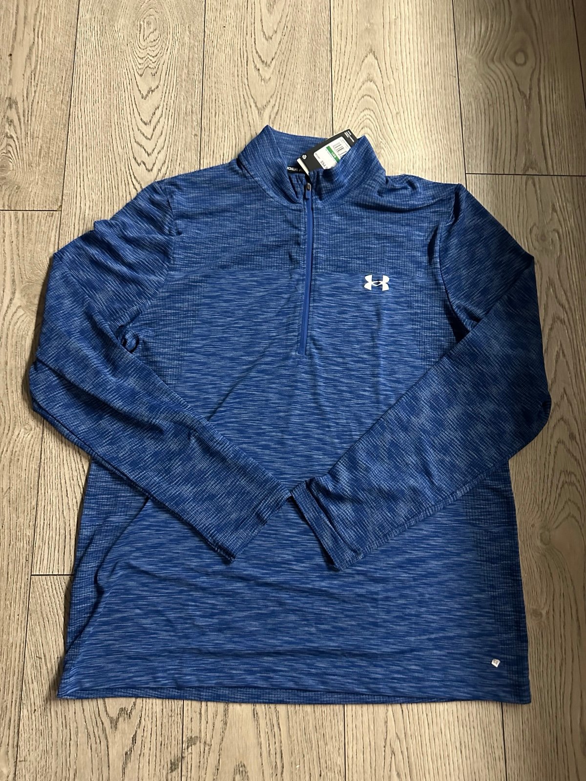 Under Armour Seamless 1/2 Zip Pullover Lightweight Long Sleeve Size Large