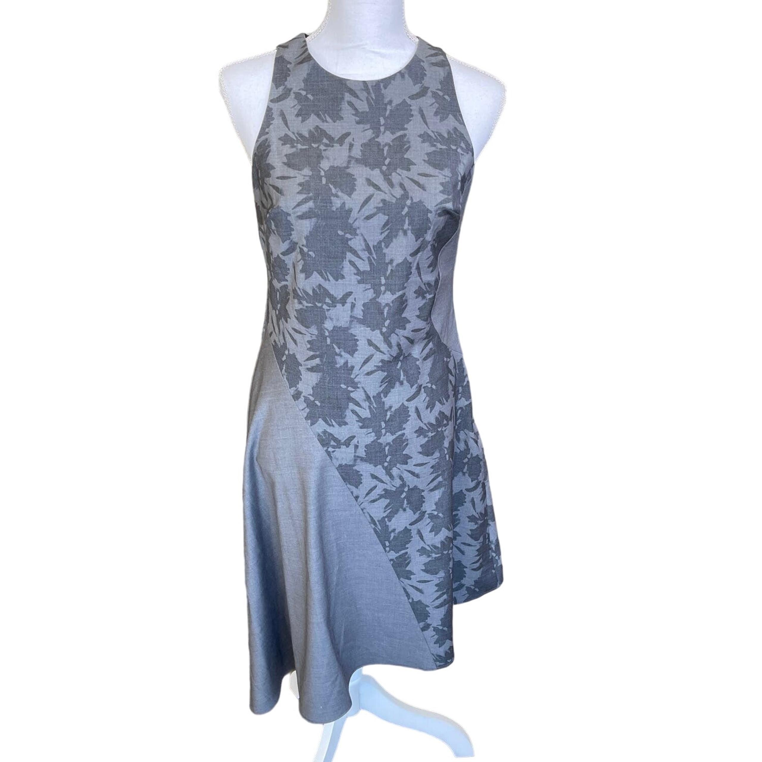 NEW Banana Republic Assymetrical Grey Sleeveless Dress (2)