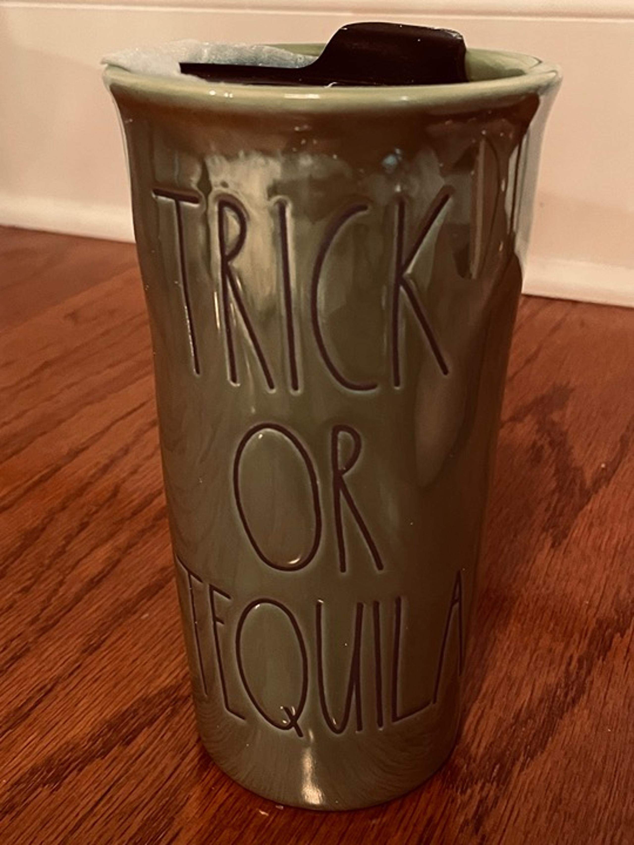 Rae Dunn “Trick or Tequila” travel mug