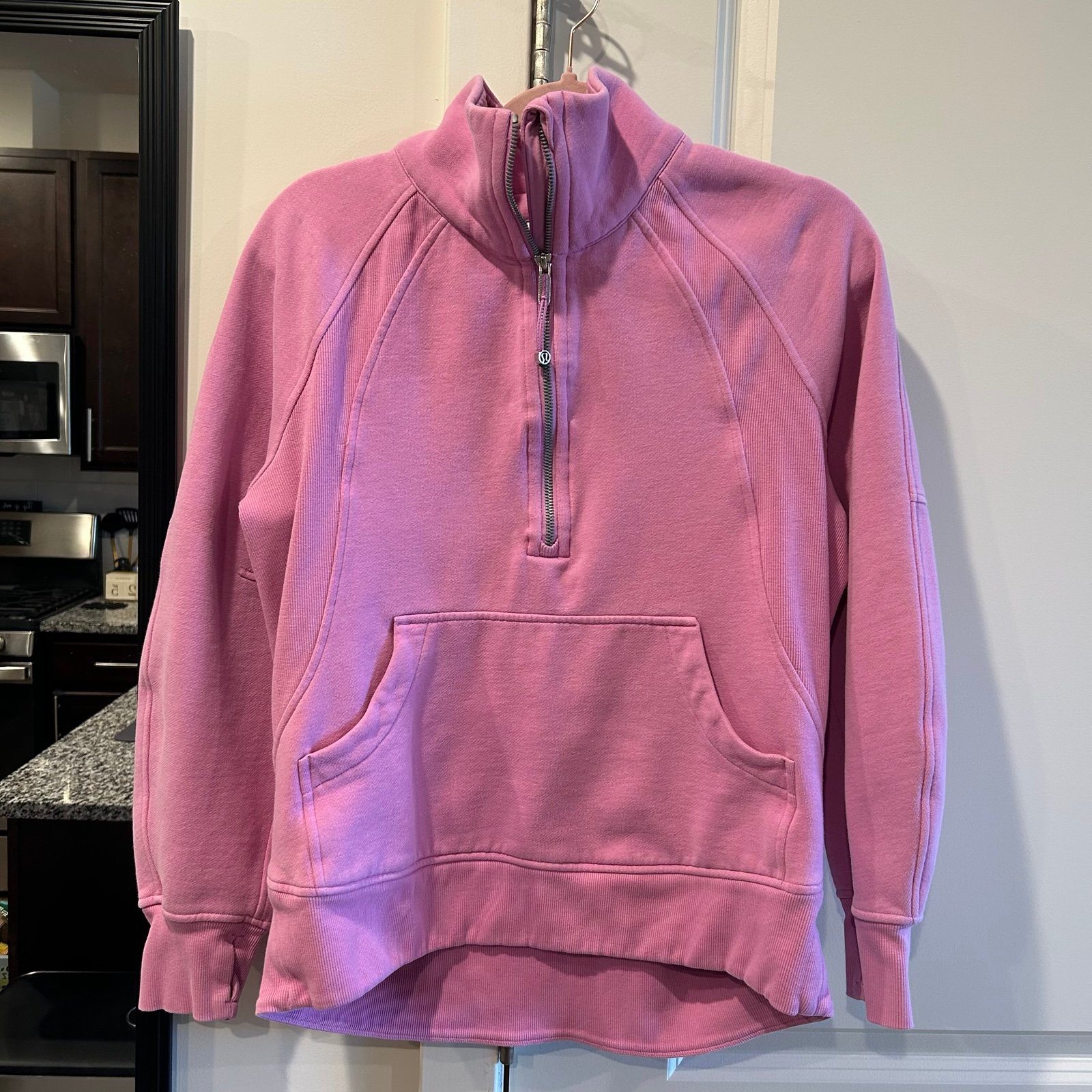 Lululemon Half Zip Full Length Scuba Pink Size XS/S
