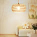 Plug in Pendant Light, Rattan Hanging Lights with Plug in Cord, Handmade