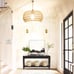 Plug in Pendant Light, Rattan Hanging Lights with Plug in Cord, Handmade