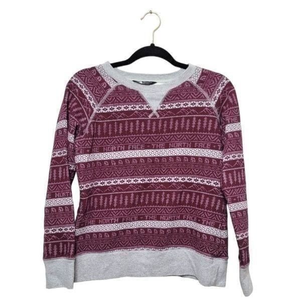 The North Face Maroon Holiday Sweater