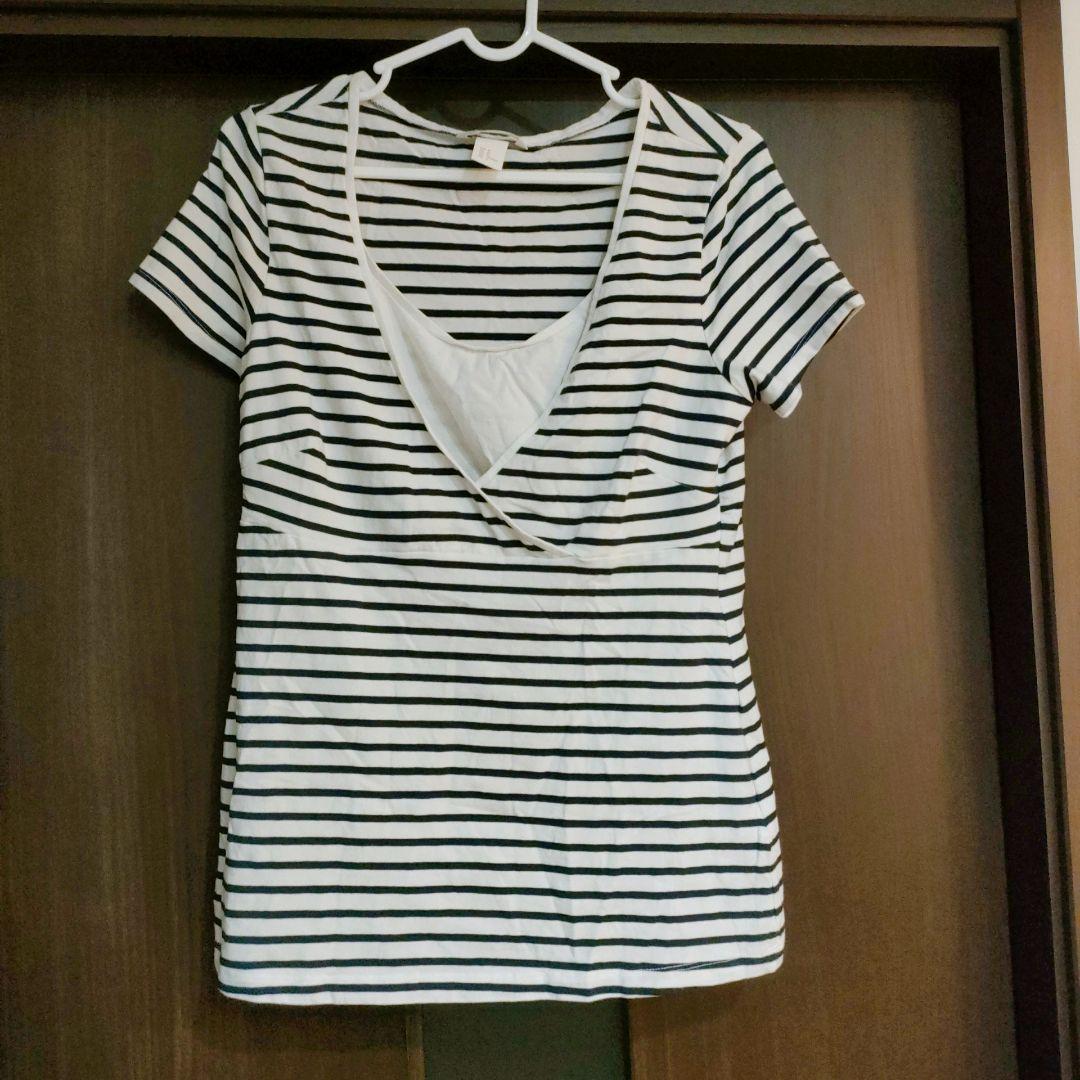 H&M Maternity Short Sleeve T-shirt Top M Nursing Wear